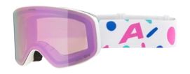 Skibril Alpina Kids Fernie Q-Lite White/Confetti Matt Fogstop
