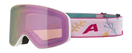Skibril Alpina Kids Fernie Q-Lite White/Flower Matt Fogstop