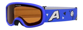 Skibril Alpina Kids Piney 2.0 Blue Matt Fogstop