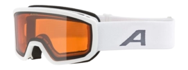 Skibril Alpina Kids Scarabeo Jr. White Matt Fogstop