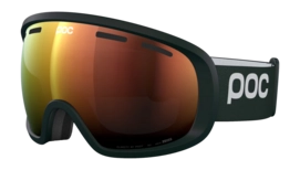 Skibril POC Unisex Fovea Wide Fit Pargasite Green/Partly Sunny Orange Clarity