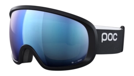 Skibril POC Unisex Fovea Wide Fit Uranium Black/Partly Sunny Blue Clarity