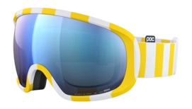 Skibril POC Unisex Fovea Jaune/Blanc/Partly Sunny Blue