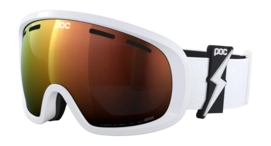 Skibril POC Unisex Fovea Mid Blixten White/Partly Sunny Orange