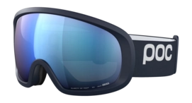 Skibril POC Unisex Fovea Mid Wide Fit Apatite Navy/Partly Sunny Blue Clarity Highly Intense