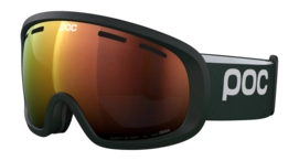 Skibril POC Unisex Fovea Mid Wide Fit Pargasite Green/Partly Sunny Orange Clarity Intense