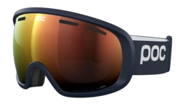 Skibril POC Unisex Fovea Wide Fit Apatite Navy/Partly Sunny Orange Clarity Intense