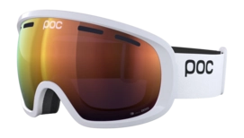 Skibril POC Unisex Fovea Wide Fit Hydrogen White/Partly Sunny Orange Clarity Intense