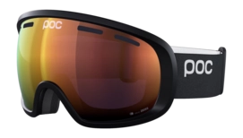 Skibril POC Unisex Fovea Wide Fit Uranium Black/Partly Sunny Orange Clarity