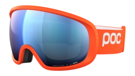Skibril POC Unisex Fovea Wide Fit Zink Orange/Partly Sunny Blue Clarity
