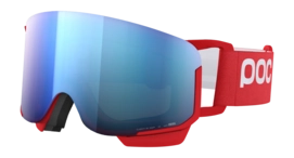 Skibril POC Unisex Nexal Mid Wide Fit Prismane Red/Partly Sunny Blue Clarity