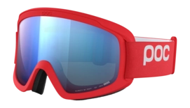 Skibril POC Unisex Opsin Wide Fit Prismane Red/Partly Sunny Blue Clarity