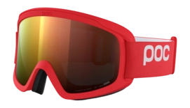 Skibril POC Unisex Opsin Wide Fit Prismane Red/Partly Sunny Orange Clarity Intense