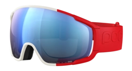 Skibril POC Unisex Zonula Rouge/Blanc/Partly Sunny Blue