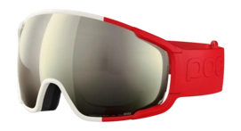 Skibril POC Unisex Zonula Rouge/Blanc/Partly Sunny Ivory