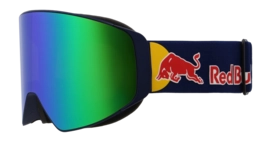 Skibril Red Bull JAMM-07GR3 Blue Brown With Green Mirror