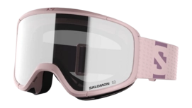 Skibril Salomon Unisex Aksium 2.0 Heavenly Pink / Super White Cilindrische lens