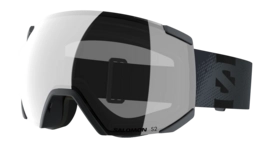 Skibril Salomon Unisex Radium Ebony / Super White Sferische lens