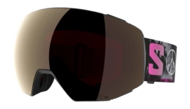 Skibril Salomon Unisex Radium Prime Sigma Black / Gun Metal / Silver Pink (+ Extra Lens)