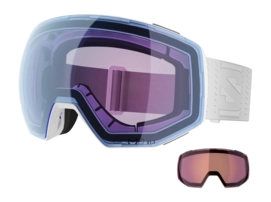 Skibril Salomon Unisex Radium Prime White / Sky Blue Sigma Photochromic (+ Extra Lens) Anti Fog+
