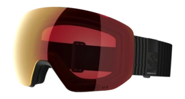 Skibril Salomon Unisex Radium Pro S Sigma Photo Black / Poppy Red Sferische lens