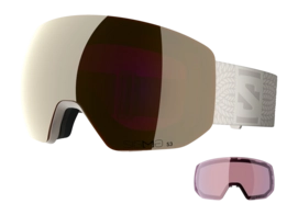 Skibril Salomon Unisex Radium Pro S Sigma Rainy Day / Black Gold / Silver Pink (+ Extra Lens)