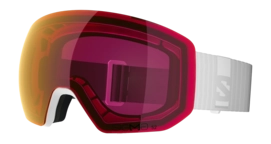Skibril Salomon Unisex Radium Pro S Sigma White / Poppy Red