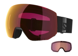 Skibril Salomon Unisex Radium Pro Sigma Black / Poppy Red / Light Blue (+ Extra Lens) Anti Fog