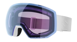 Skibril Salomon Unisex Radium Pro White / Sky Blue Sigma Photochromic Anti Fog+