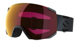 Skibril Salomon Unisex Radium Sigma Ebony / Poppy Red