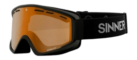 Skibril Sinner Heren Batawa OTG Matte Black Double Orange Vent 25