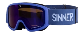Skibril Sinner Junior Duck Mountain Matte Navy Blue Double Full Blue Mirror
