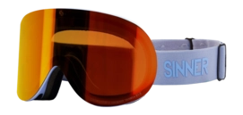 Skibril Sinner Unisex Taur Matte Light Blue Double Sintrast-Trans+