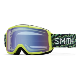 Skibril Smith Kids Daredevil Electric Lime Left Turn Blue Sensor Mirror Fog-X