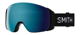 Skibril Smith Unisex 4D Mag Black ChromaPop Sun Blue Mirror