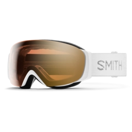 Skibril Smith Unisex I/O Mag S White Chunky Knit ChromaPop Pro Photochromic Gold Mirror Responsive Fit