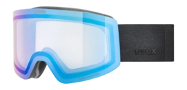 Skibril Uvex Unisex Provoqe V Black Matt/Blue Clear