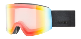 Skibril Uvex Unisex Provoqe V Black Matt/Rainbow Clear