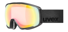 Skibril Uvex Unisex Victorious Small V Black Matt/Rainbow Clear