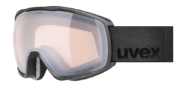 Skibril Uvex Unisex Victorious Small V Black Matt/Silver Clear