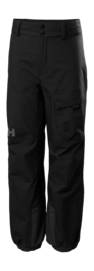 Skibroek Helly Hansen Junior Powder LT Pant Black Relaxed Fit