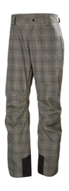 Skibroek Helly Hansen Men Legendary Insulated Pant Pebble Broxburn Plaid AOP Regular Fit
