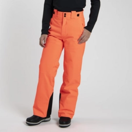 Skibroek KJUS Boys Vector Max Pants Solar Flare/Black Regular Fit