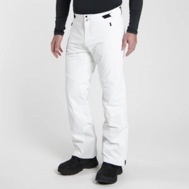 Skibroek KJUS Men Formula Pro White Pants Long Relaxed Fit