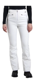 Skibroek KJUS Women Core Embrace White Pants Long Slim Fit