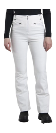 Skibroek KJUS Women Core Embrace White Pants Short Slim Fit