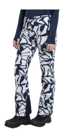 Skibroek KJUS Women Sella KJUS Navy/White Jet Print Pants Slim Fit