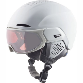 Skihelm Alpina Alto Qv White Matt
