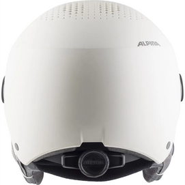 Skihelm Alpina Arber Visor Q Lite White Matt-2