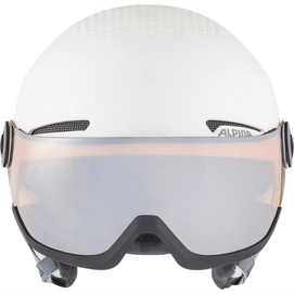 Skihelm Alpina Arber Visor Q Lite White Matt-3